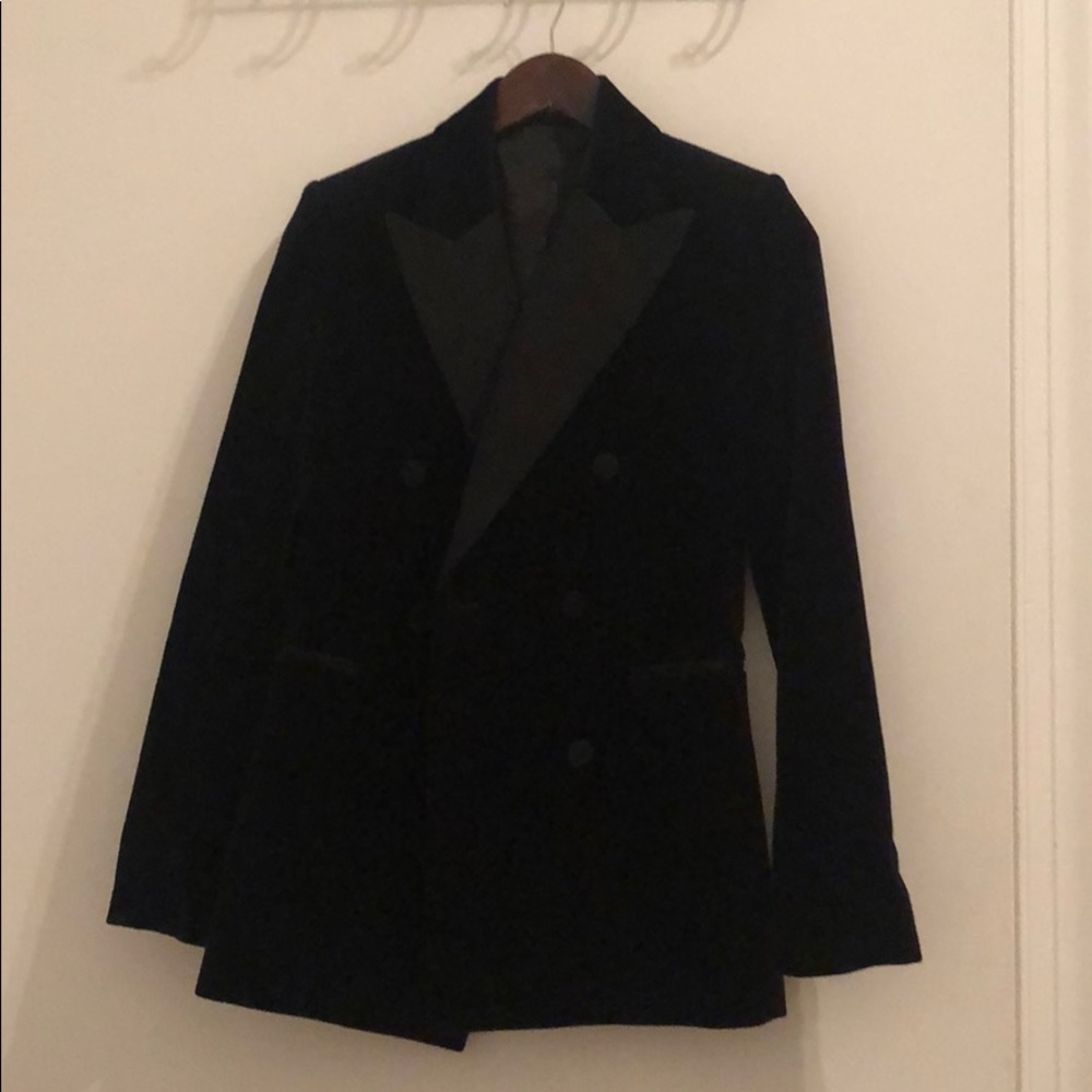 Theory suede classic blazer
